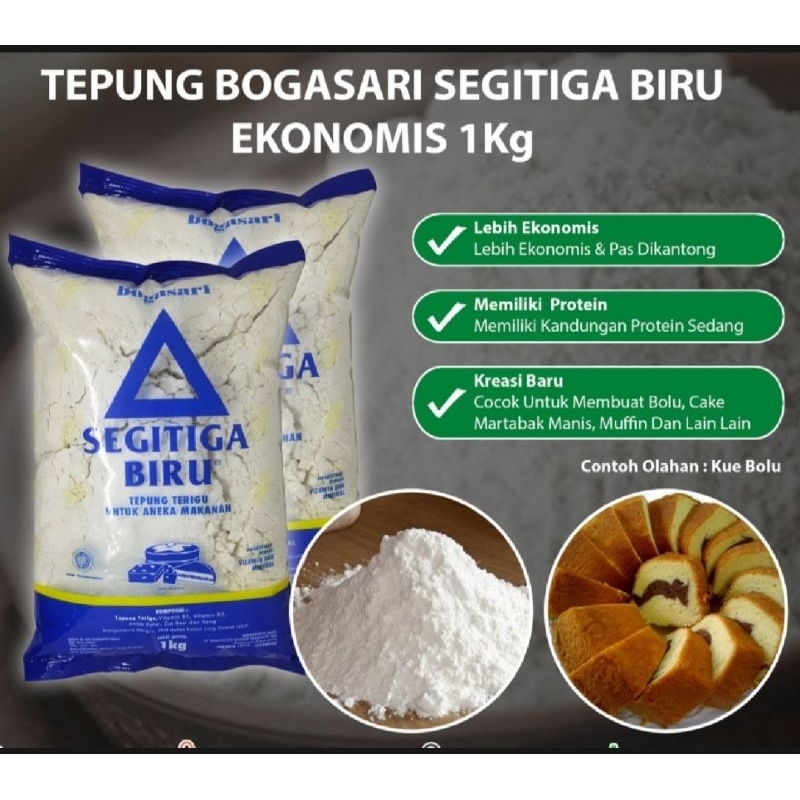 

TEPUNG TERIGU SERBA GUNA SEGITIGA BIRU 1kg