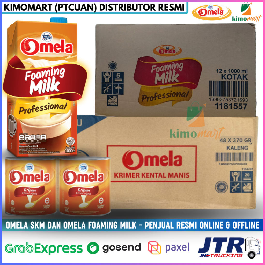 Susu SKM dan UHT Foaming Milk Omela