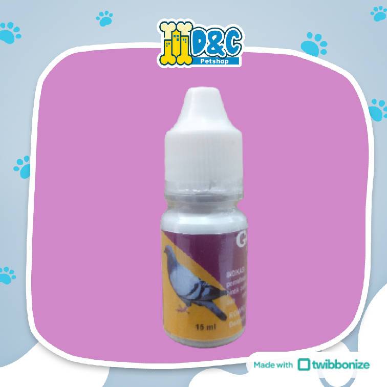 GOHAM DROP MERPATI 10 ML- OBAT ANTI GOHAM DAN SARIAWAN PADA BURUNG MERPATI