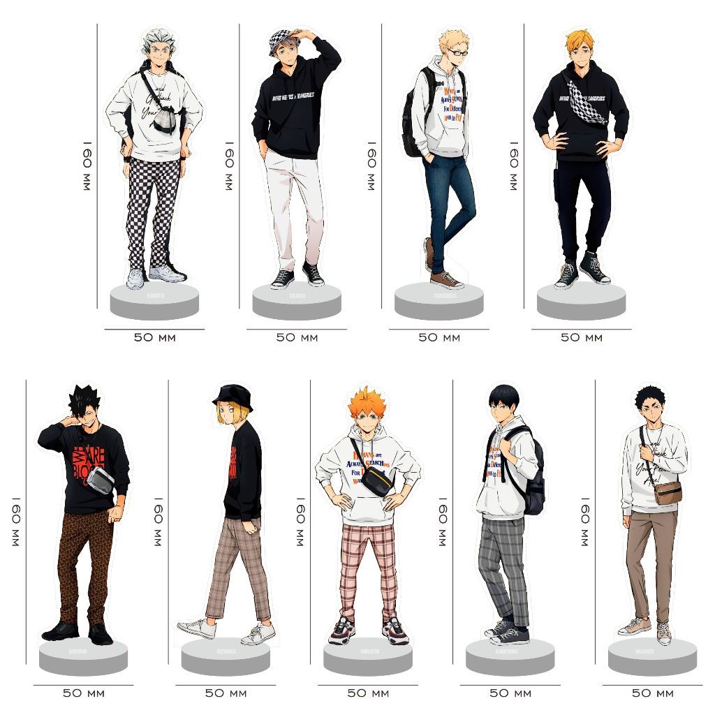 STANDEE FIGURE HAIKYUU ANIME