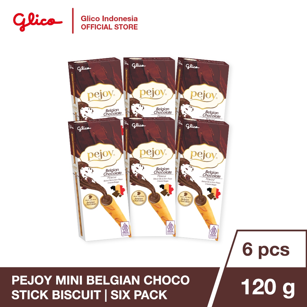 

Glico Pejoy Mini Belgian Chocolate Biscuit Six Pack