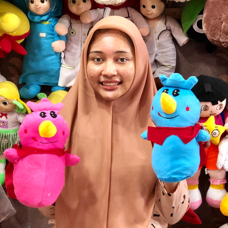 Boneka mixue mahkota lucu ukuran kecil mini boneka karakter mixue mahkota one house party