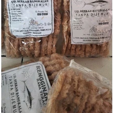 

Krupuk Ketan dan ikan laut rasa terasi