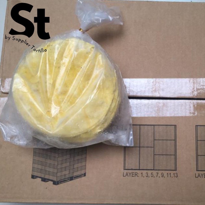 

MISSION Yellow Corn Tortilla Premium 6 Inch 15 cm (1 pack isi 60 pcs) Terjual 90+ •