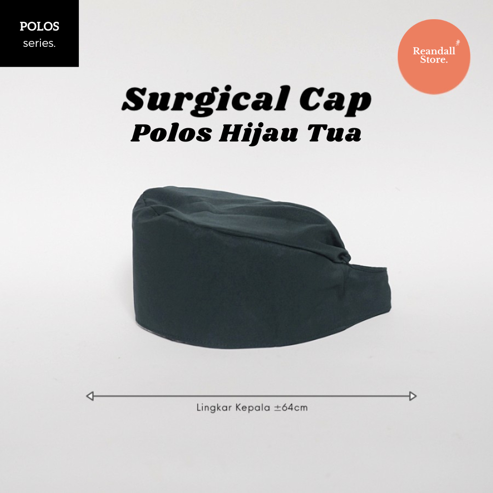 (Q) Surgical Cap/ Topi Dokter/ Topi Perawat/ Head Cap