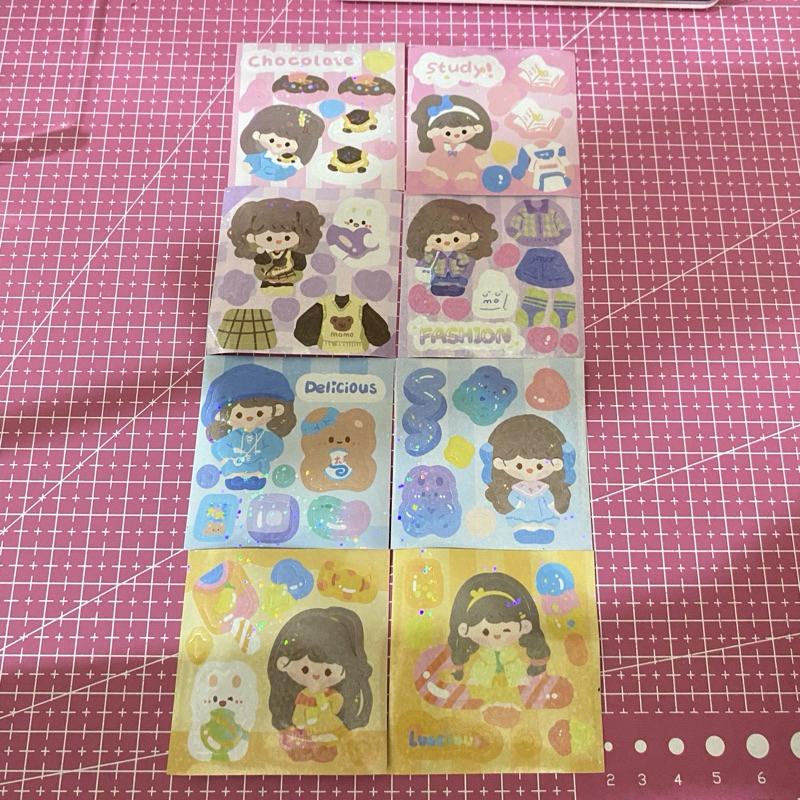 

[10pcs] STICKER MOMOJAN FASHION LUCU [RANDOM] 8x8cm