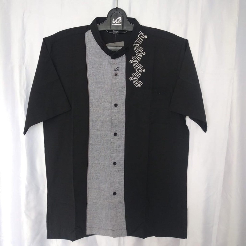 DISKON KEMKO RABBANI SIZE L PANJANG DAN PENDEK - baju koko hitam rabbani lengan pendek - koko rabban
