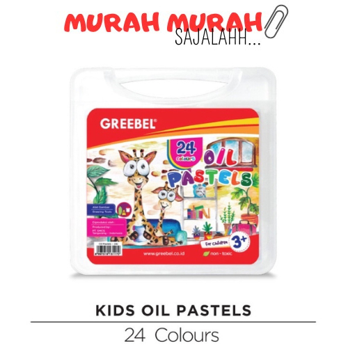

GREEBEL 24 OIL PASTELS / CRAYON GREEBEL 24 WARNA