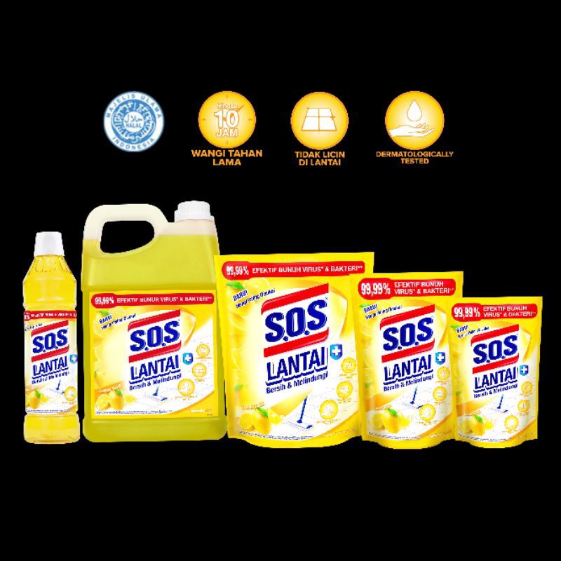 *y** SOS Pembersih Lantai - Lemon Twist // pembersih lantai sos
