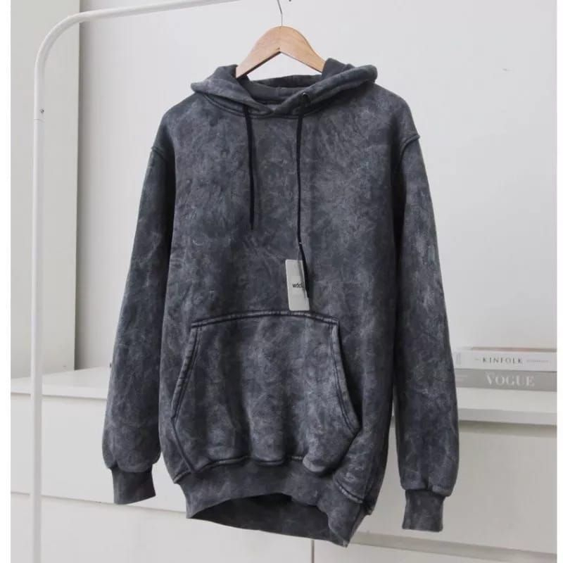 HOODIE SANDWASH WASHING POLOS UNISEX BASIC KATUN / HOODIE SANDWASH POLOS FULL COTTON /JAKET SWEATER 