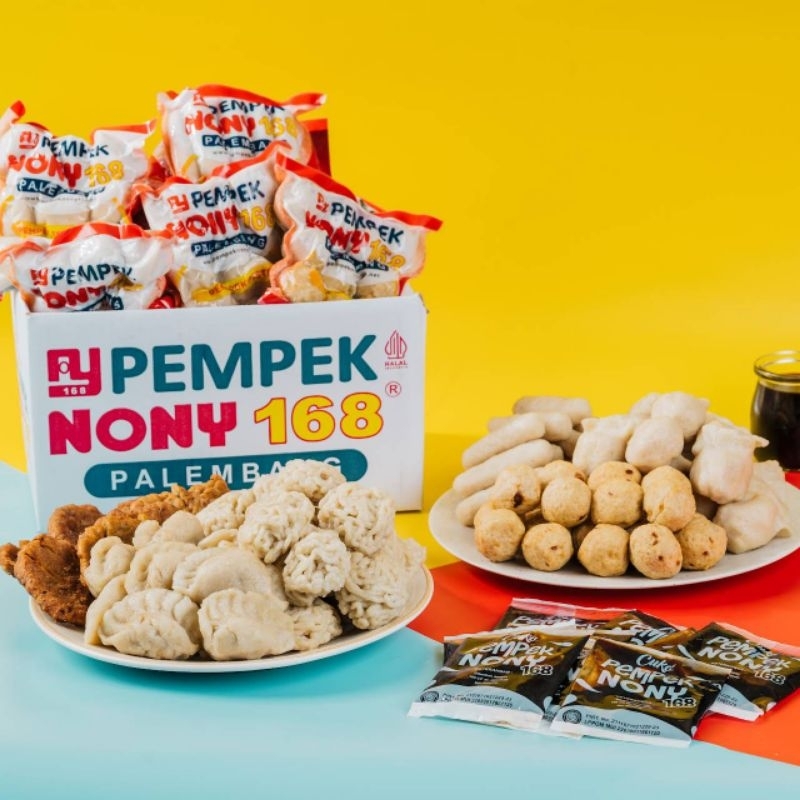 

Pempek Nony asli Palembang isi 10 pcs MPEK MPEK EMPEK EMPEK nony