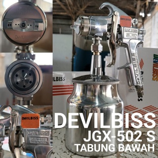 DEVILBISS Production Professional Paint Spray Gun JGX-502 1.4mm Suction Air Spray Paint