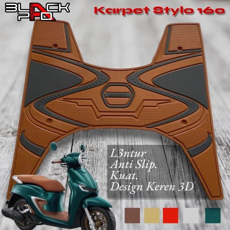 Karpet Motor STYLO 160 Alas Kaki motor honda STYLO 160 Rubber Type 2