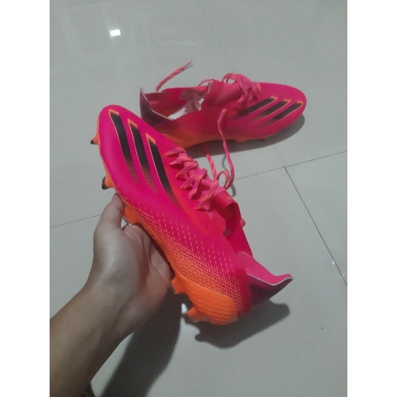 Sepatu Bola X Ghosted.1 Pink FG