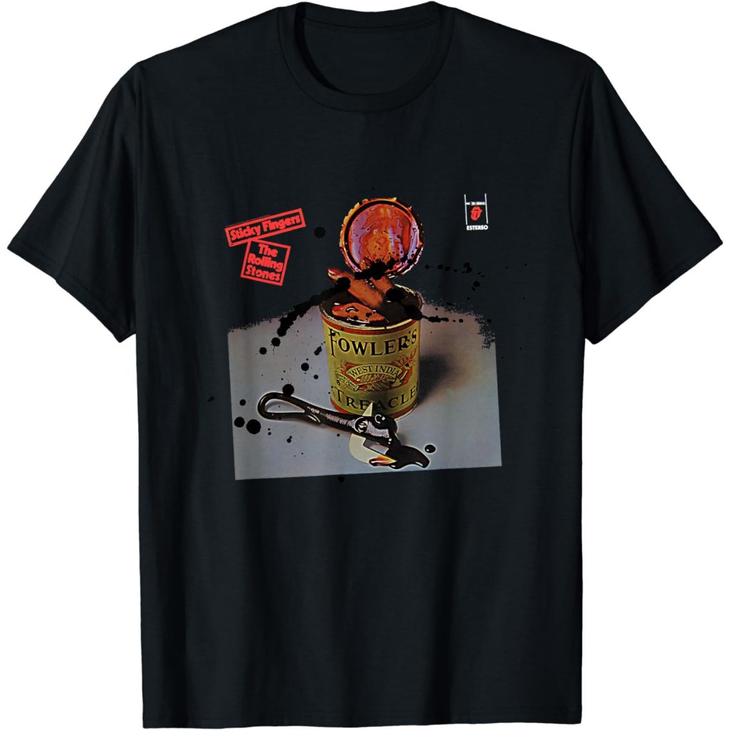 Kaos Baju Dewasa Rolling Stones Official Sticky Black Treacle T-Shirt