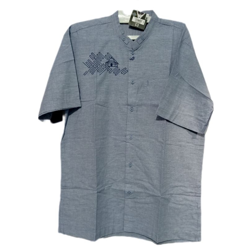 Rabbani - baju koko pria KEMKO ASLAN PDK SIZE L BIRU