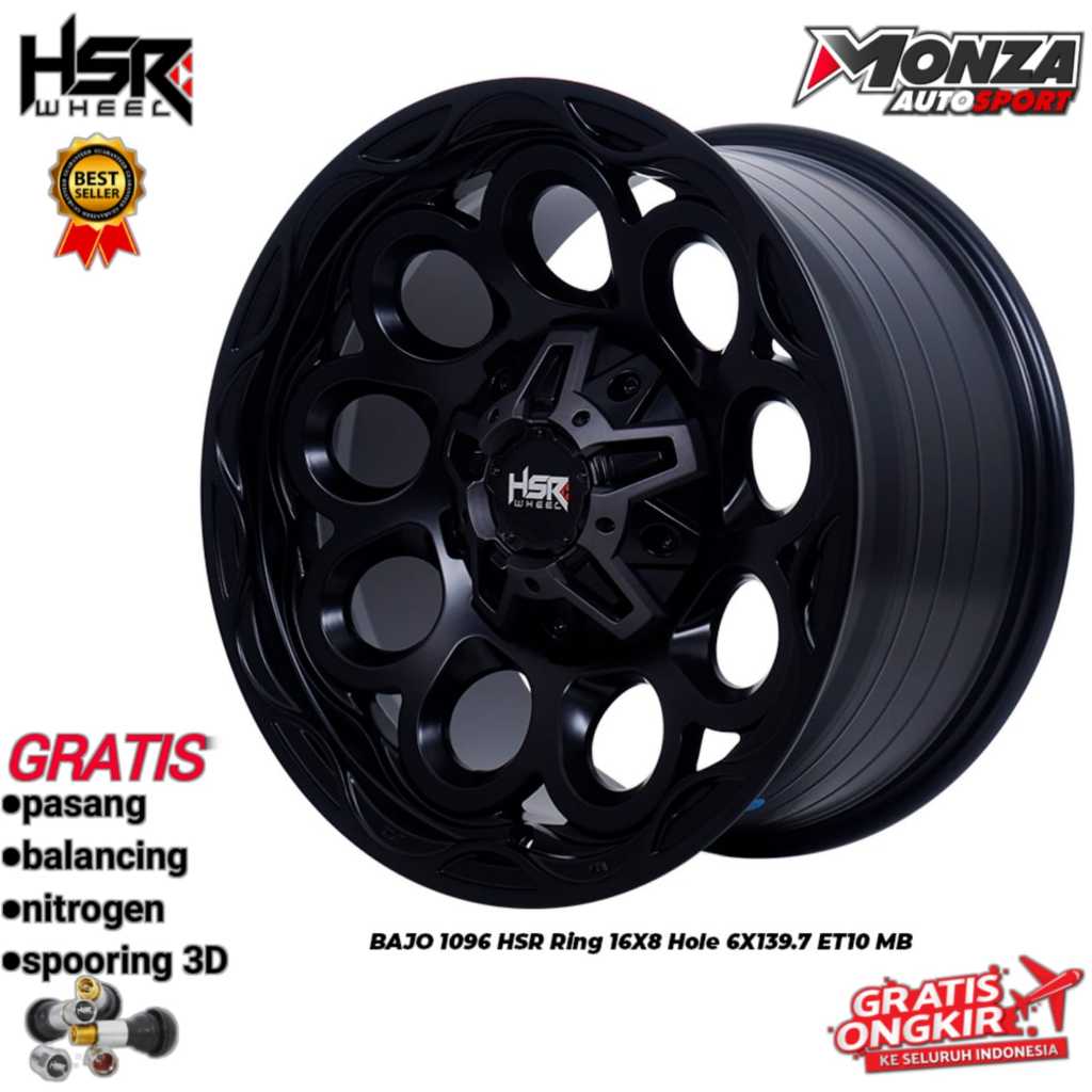 Pelek mobil ring 16 hardtop,pajero,fortuner,triton dll hsr bajo