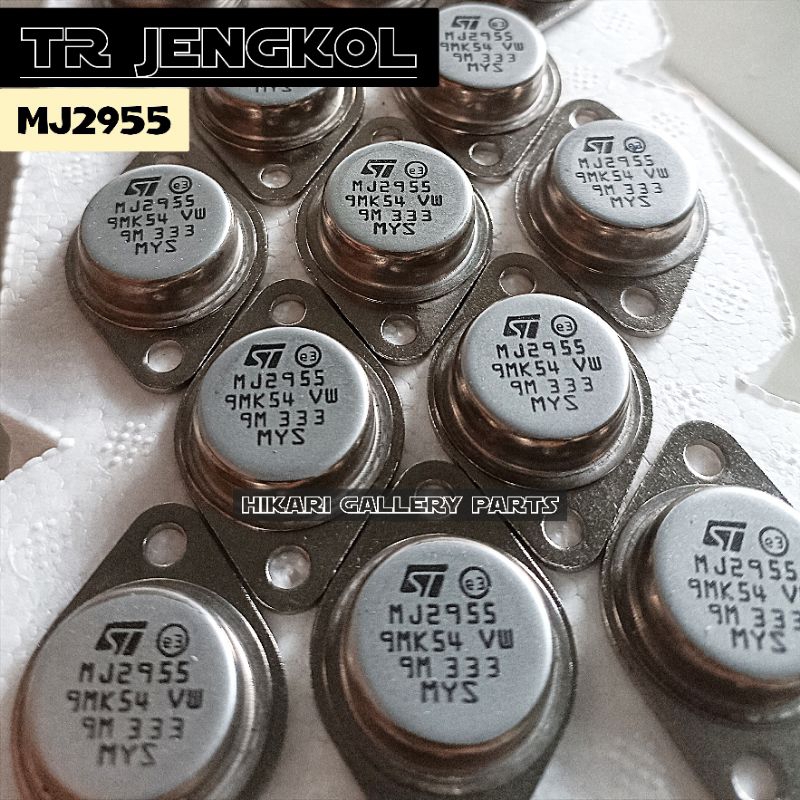 Transistor Jengkol MJ2955 ST hanya sebelah /  No Set TR Jengkol 2955 ST sebelah