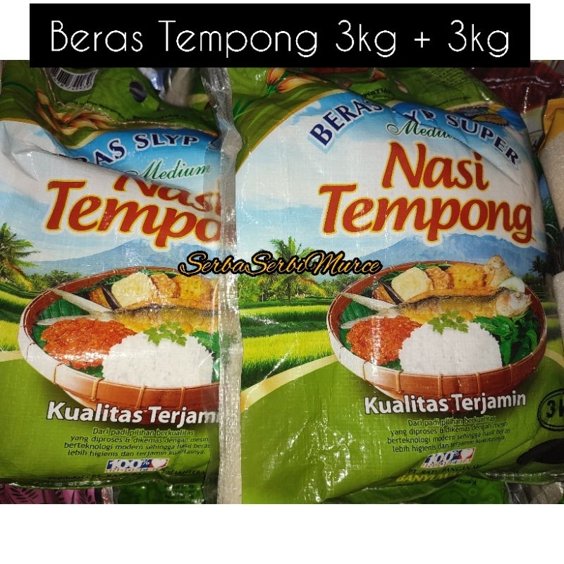 

Beras Medium Tempong / Beras Zakat 3kg + 3kg