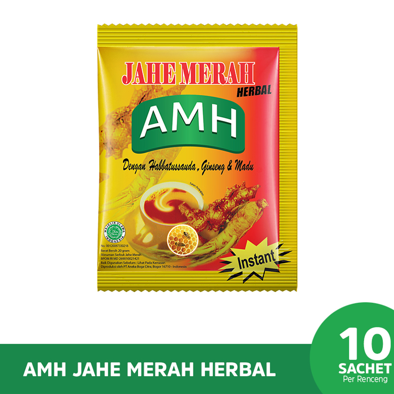 

AMH Jahe Merah Herbal Renceng (10pcs @ 20gr)