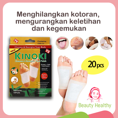 ISI 10 Kinoki Detox Koyo Tempel Kaki Gold Emas 2boxes/20pcs Kinoki Gold Koyo Kaki isi 10pcs Detox Fo