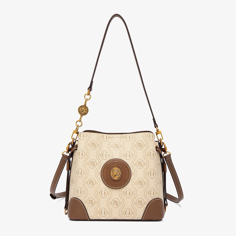 GUSACHI BUCKET PVC / TAS IMPORT CHINA / TAS MEWAH WANITA / TAS SELEMPANG / TAS WANITA / TAS BAHAN PV