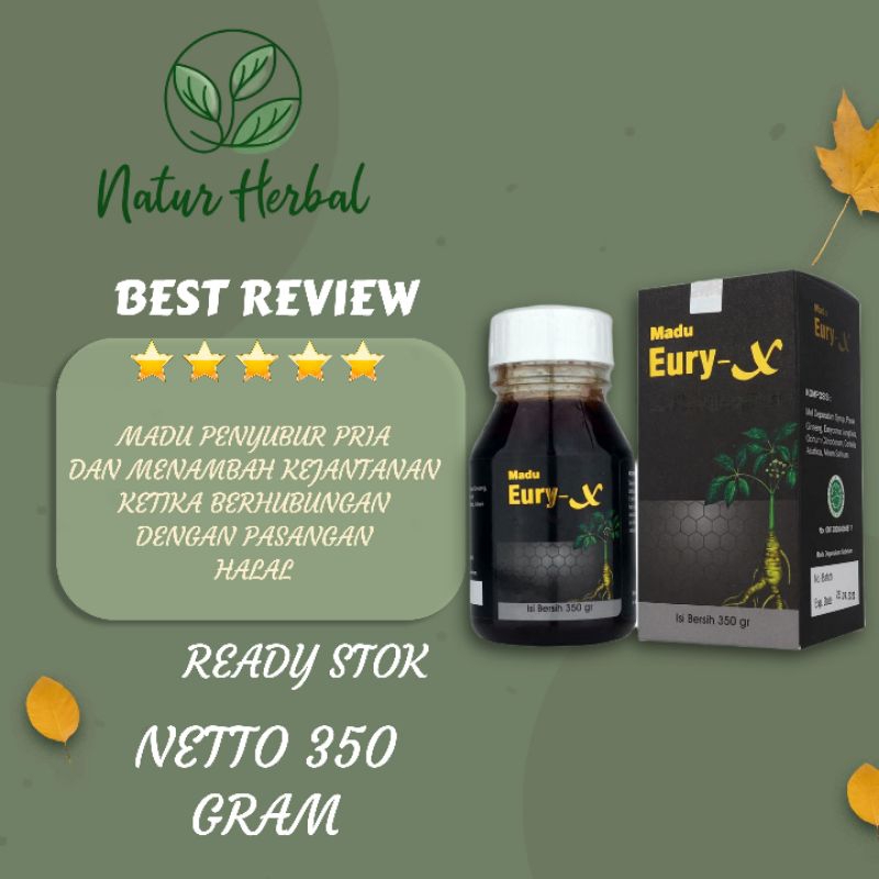 Madu Eury X Al Mabruroh  Plus Ginseng Pasak Bumi