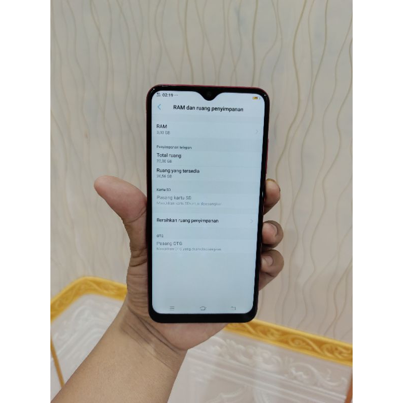 hp second siap pake Vivo y91c ram 3/32