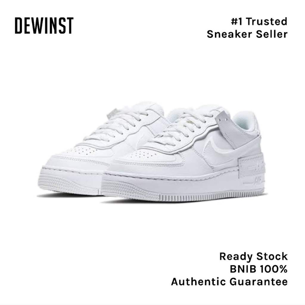 Air Force 1 Low Shadow Triple White Womens