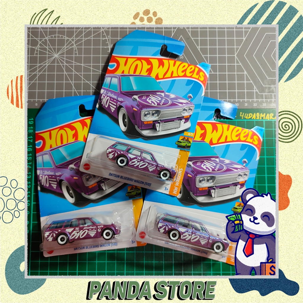 Hot Wheels Datsun 510 Wagon Ungu bukan Super treasure hunt THS reguler