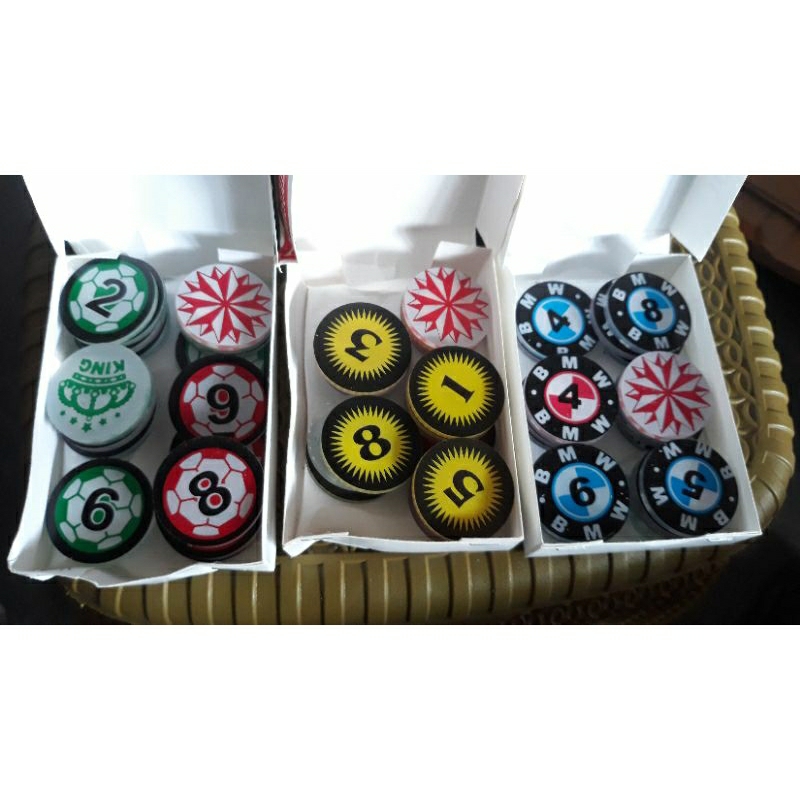 Biji Karambol Bahan Mika Murah Anak Karambol