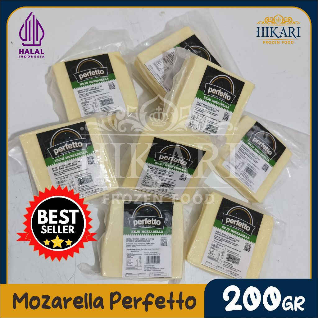 

Keju Mozzarella Perfetto - Mozzarella Chesse 200gr