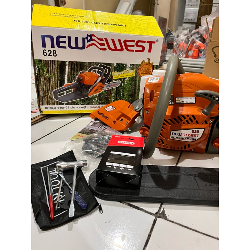 MURAHHCHAINSAW NEW WEST 628 MESIN GERGAJI 24 inch