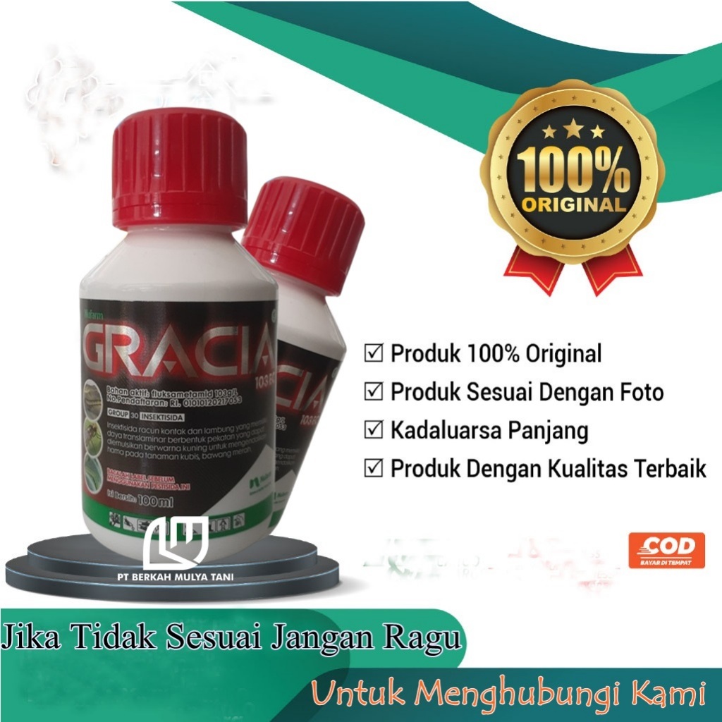 Insektisida Gracia 103 EC 100 ml Obat Pembasmi Ulat Grayak Dari Nufarm
