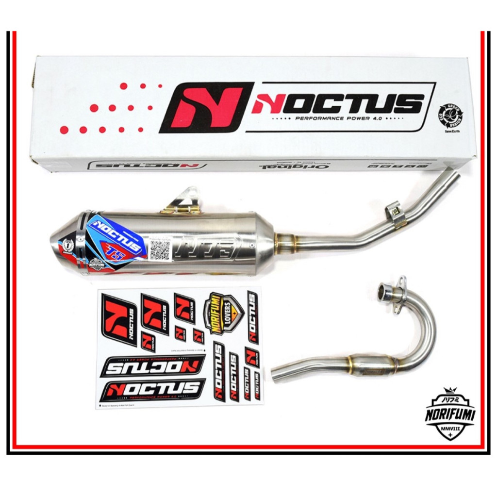 Knalpot Norifumi Noctus T5 KLX/D-Tracker 150 Original