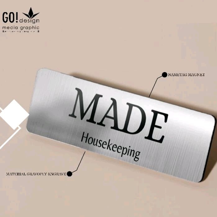 

Name Tag Gravpoly Finishing Magnet