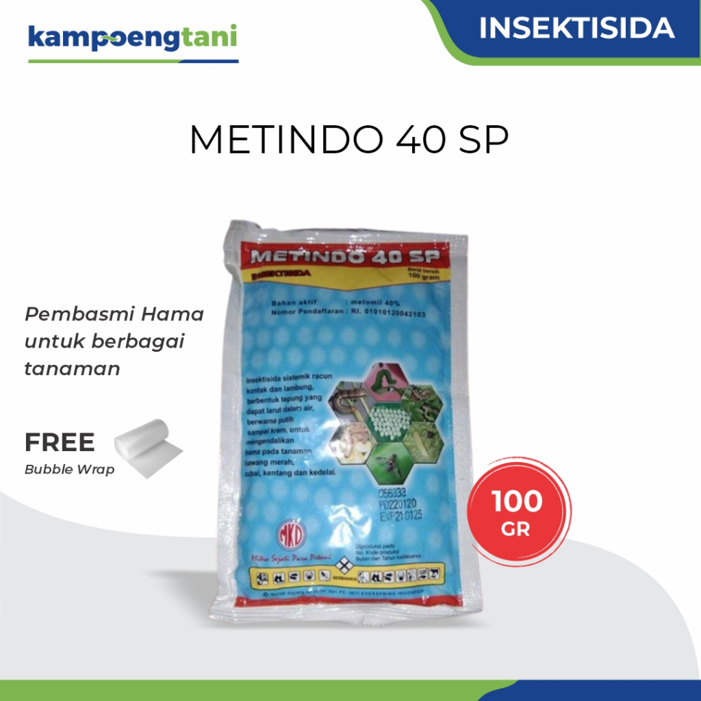 Kampoeng Tani - Insektisida Metindo 40 SP 100 Gram Obat Pertanian Pembasmi Hama Tanaman
