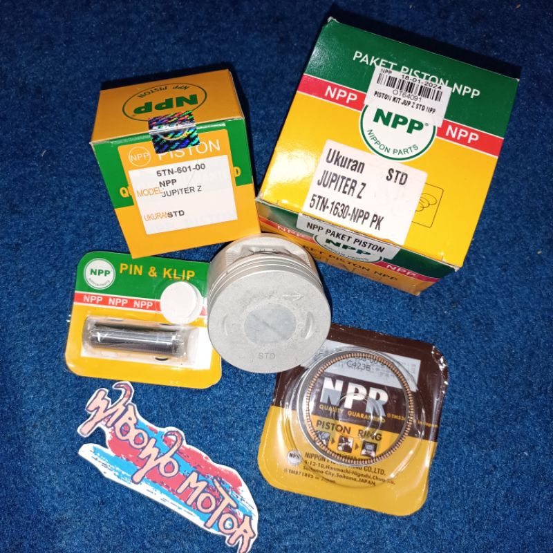 PISTON KIT JUPITER Z SEHER SEKER JUPITER Z NPP OVERSIZE STD 25 50 75 100 SET