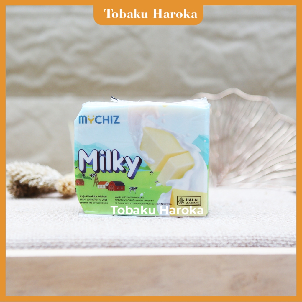 

Keju MYCHIZ Milky Cheddar 250gr - Keju Cheddar Mychiz 250gr