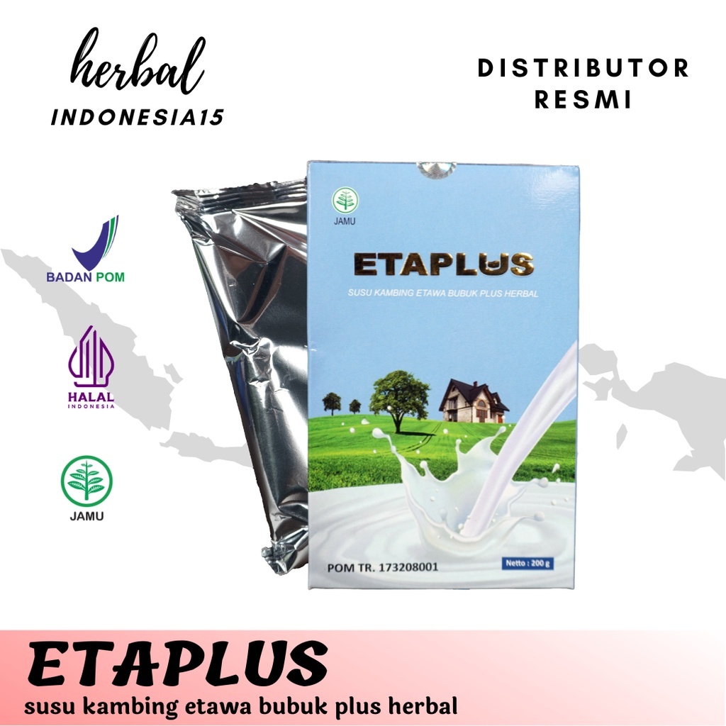 

Susu Etaplus Susu Kambing Herbal Alami 200 Gram