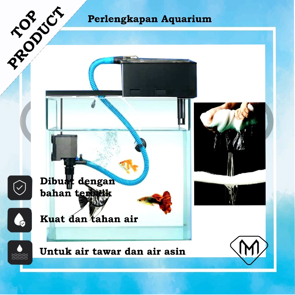 aquarium full set panjang 50 cm,perlengkapan aquarium fullset ukuran 50 cm