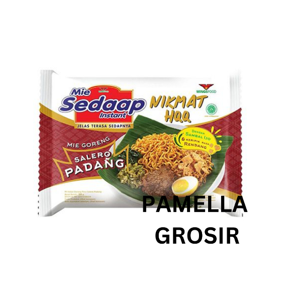 

MIE INSTAN SEDAAP GORENG SALERO PADANG