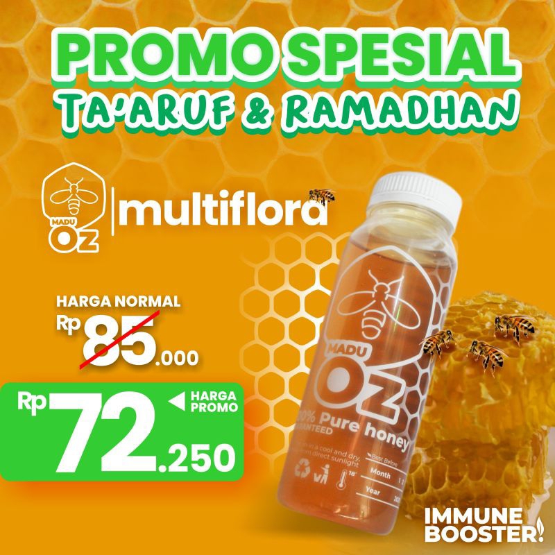 

Madu Oz Multiflora 325 gr