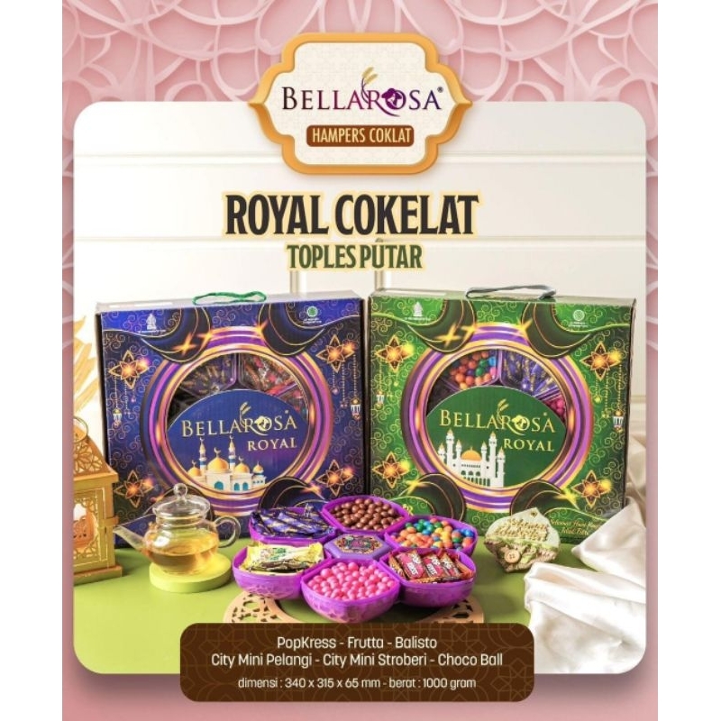 

Hampers Kue Kering Bellarosa Paket Royal Cokelat