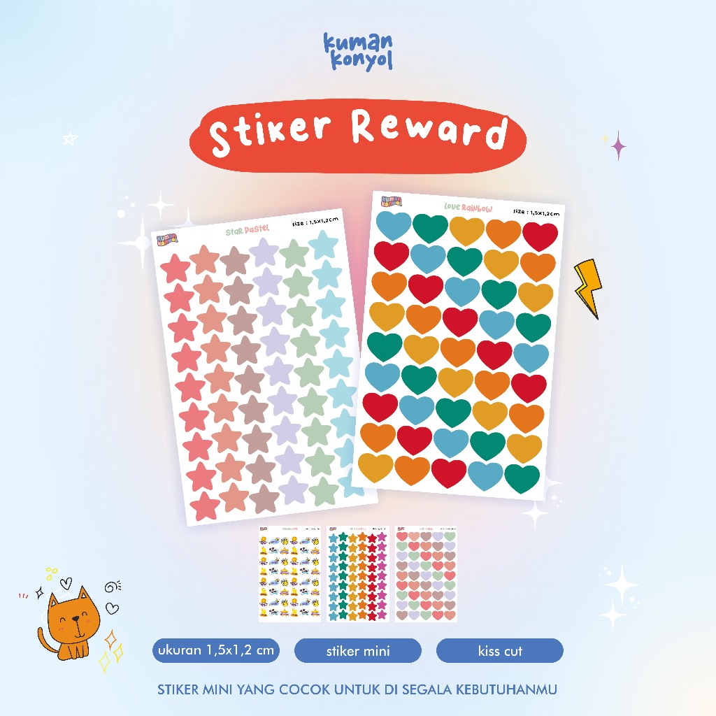 

STIKER REWARD ◼ STIKER NILAI ◼ STIKER JURNAL ◼ STIKER KISS CUT ◼LOVE ◼ BINTANG ◼ STIKER REWARD CHAER ◼ PENCAPAIAN