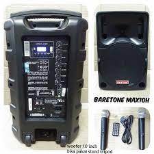 Speaker Portable 10 inch baretone 10h