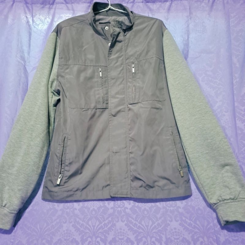 [Preloved] Jaket Pria/Wanita | The Executive | Abu-abu | Ukuran L