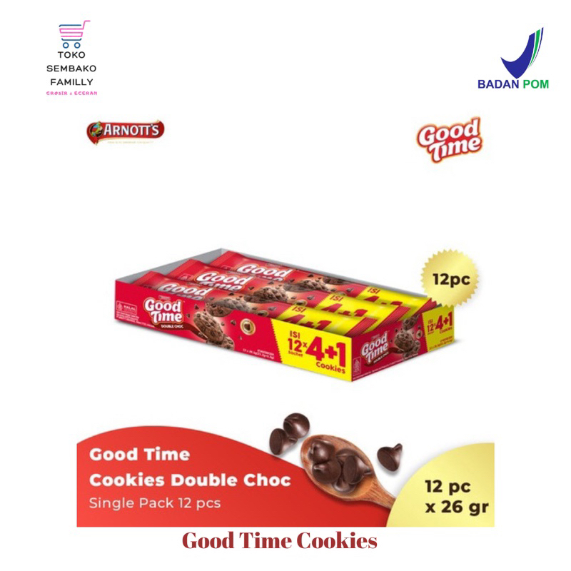 

Good Time Cookies double choc/biskuit/jajanan enak/snack