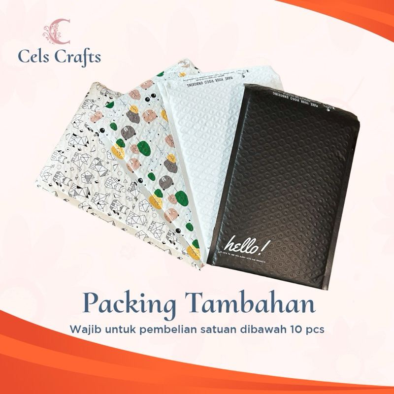 

Packing Tambahan WAJIB Untuk Pembelian Satuan Kurang Dari 10 Bunga - Bubble Mailer dan Plastik Vakum