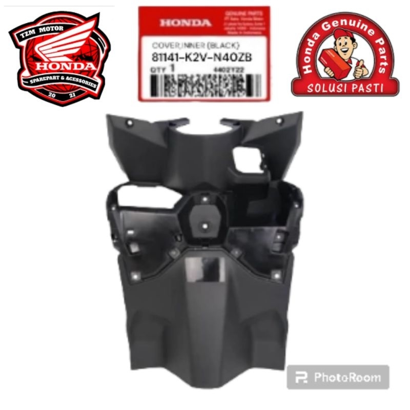 81141-K2V-N40ZB Cover inner legsil dasbor kontak Vario 125 LED new keyles 2023 - 2025 original